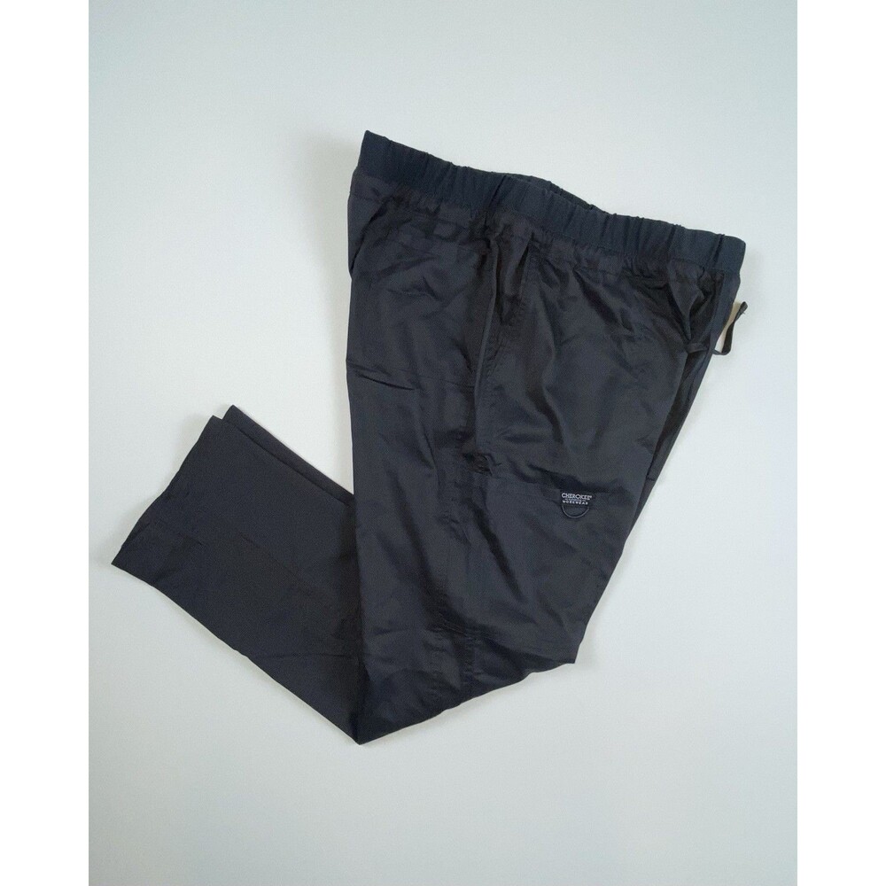 Cherokee Women's Medical Scrub Pants Pewter XL Elastic Waist Drawstring WW105